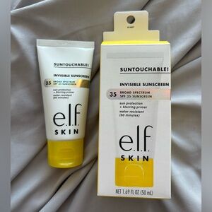 Elf Skin Suntouchable Invisible Sunscreen SPF 35 Basically Brand New With Box